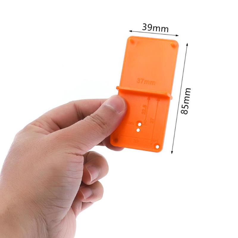 35/40mm Hole Locator Cabinets Woodworking Tools Door Woodworking Punch Hinge Drill Hole Opener Drill Bit Guide Drill Hole Tools Color : orange|Black|Blue 