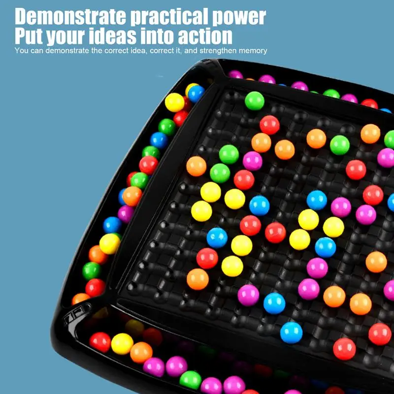 Rainbow Elimination Board Game Rainbow Ball Matching Toys Table Toys Family Interactive Rainbow Chess Children’s Toy Puzzle Game Rainbow Elimination Board Game