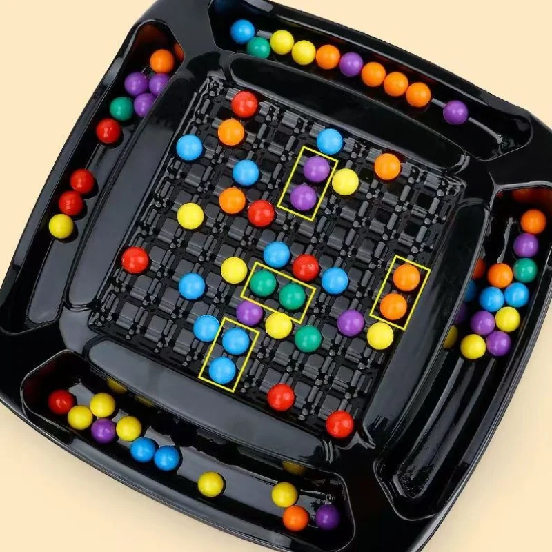Rainbow Elimination Board Game Rainbow Ball Matching Toys Table Toys Family Interactive Rainbow Chess Children's Toy Puzzle Game Rainbow Elimination Board Game Rainbow Ball Matching Toys Table Toys Family Interactive Rainbow Chess Children's Toy Puzzle Game