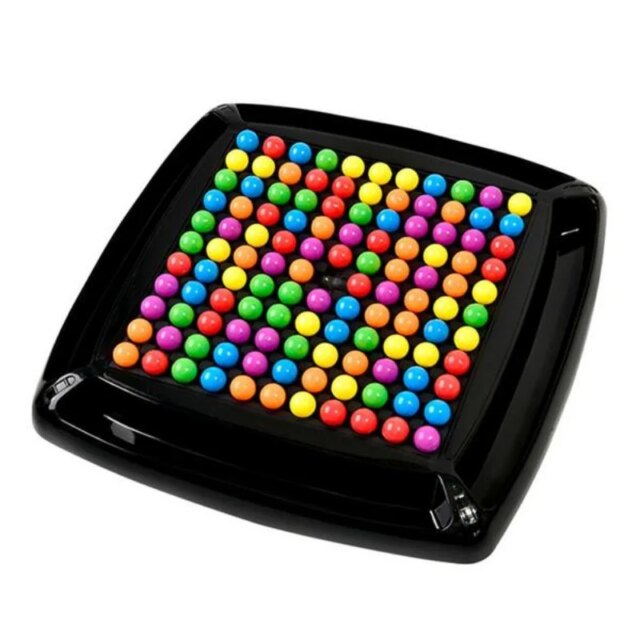 Rainbow Elimination Board Game Rainbow Ball Matching Toys Table Toys Family Interactive Rainbow Chess Children's Toy Puzzle Game
